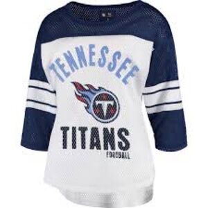 NFL TENNESSEE TITANS WOMENS G-III 4Her by Carl Banks mesh jersey NWT